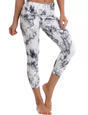 19 Printed Side Pockets Capris arabescato_yogastudio