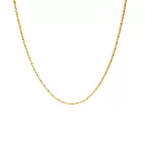 22K Yellow Gold Dotted Classic Chain