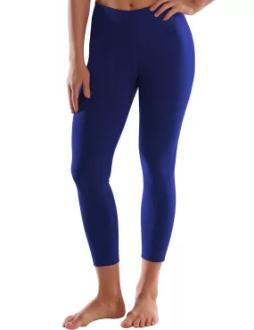 22" High Waist Side Line Capris navy