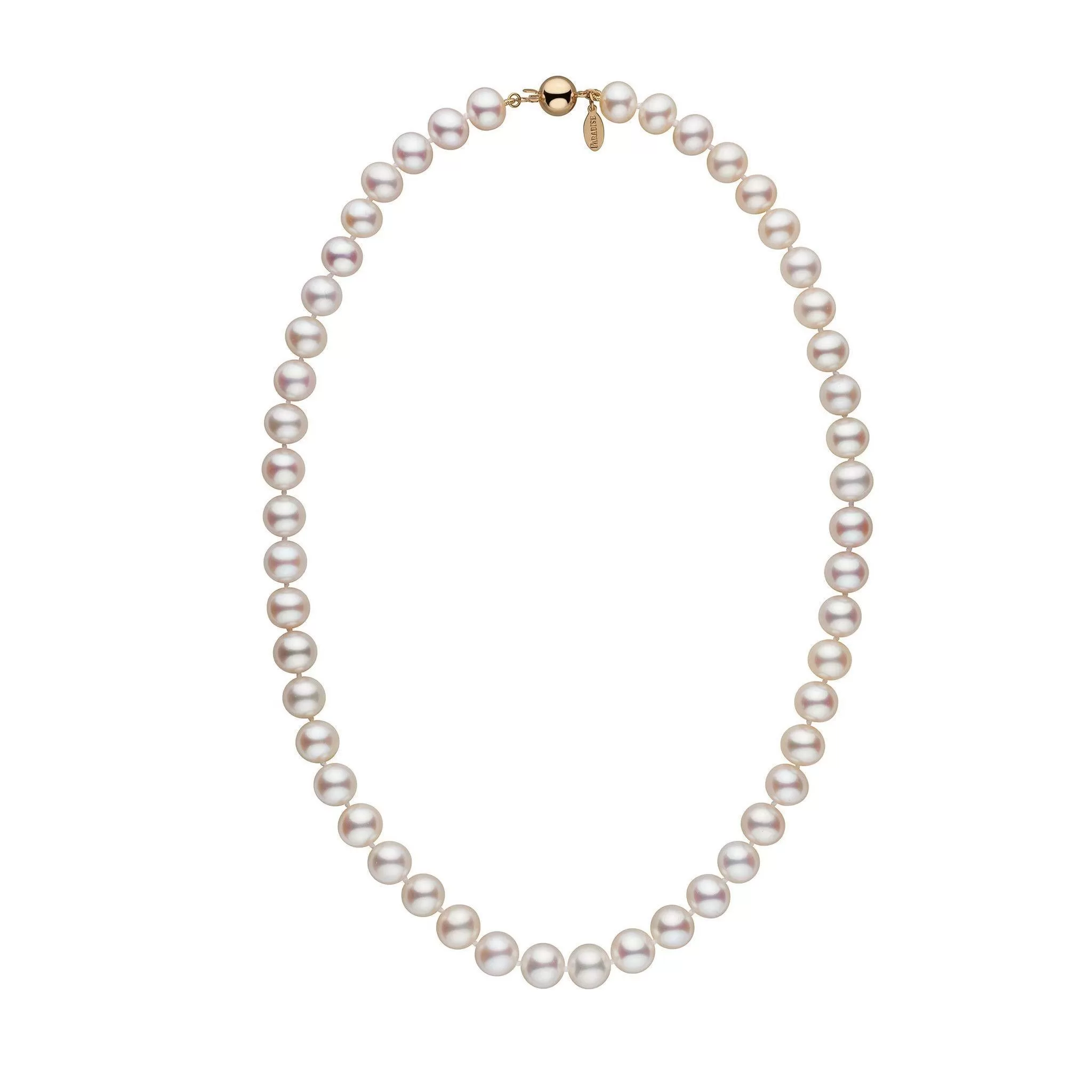 8.5-9.0 mm 18 Inch White Freshadama Freshwater Pearl Necklace