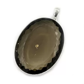 Aarna Smoky Quartz XL Oval Pendant