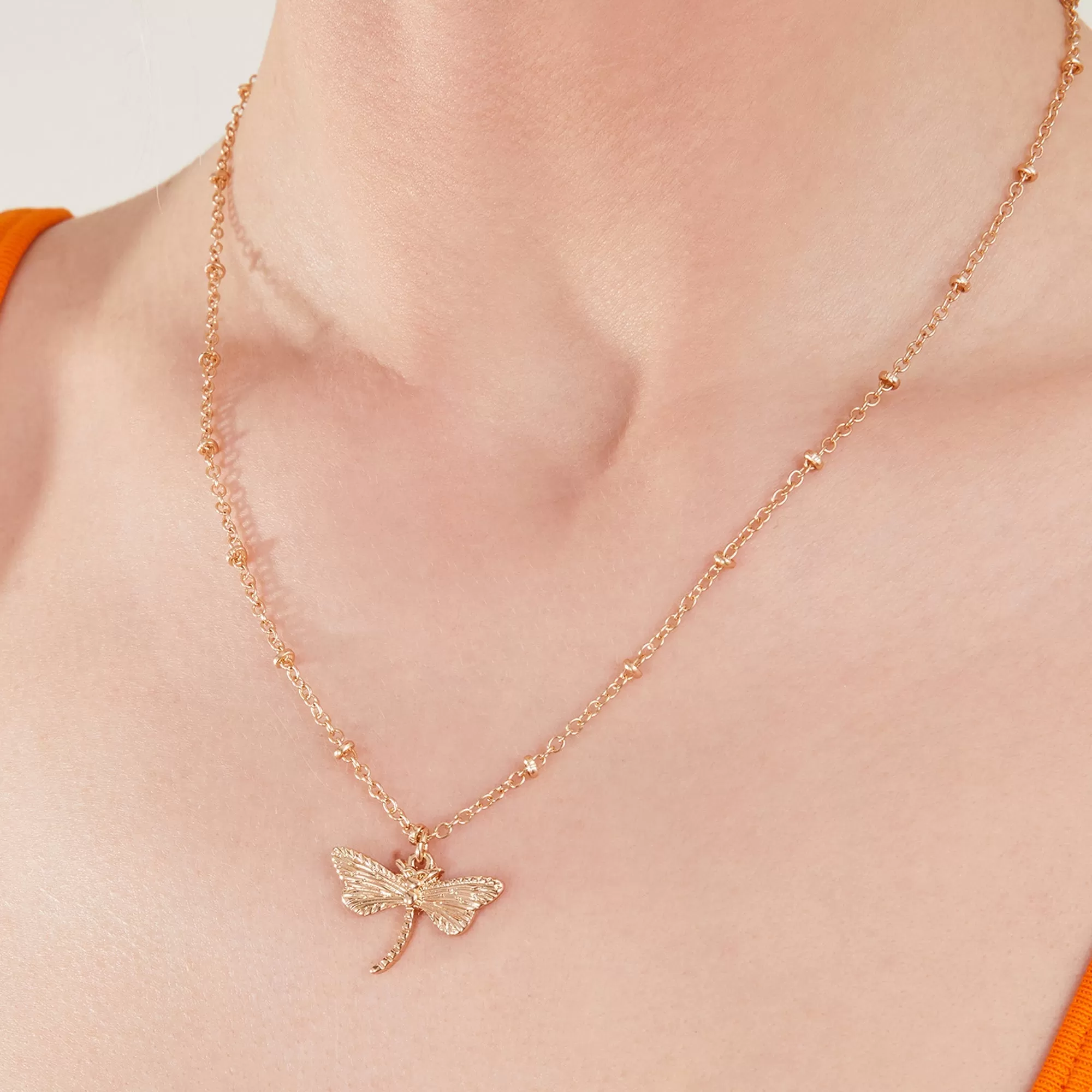 Accessorize London Women's Dragonfly Pendant Necklace