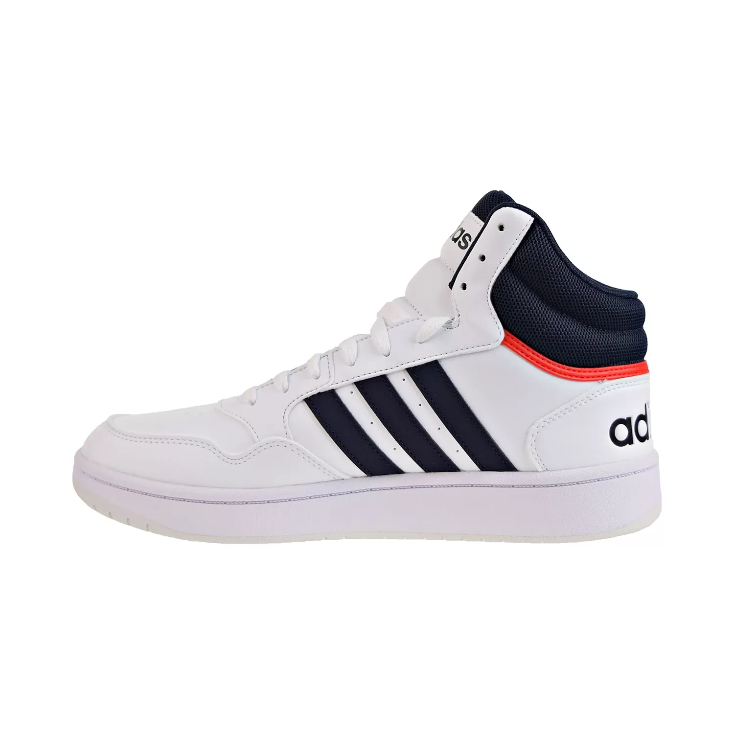 Adidas Hoops 3.0 Mid Classic Vintage Men's Shoes White-Navy-Red