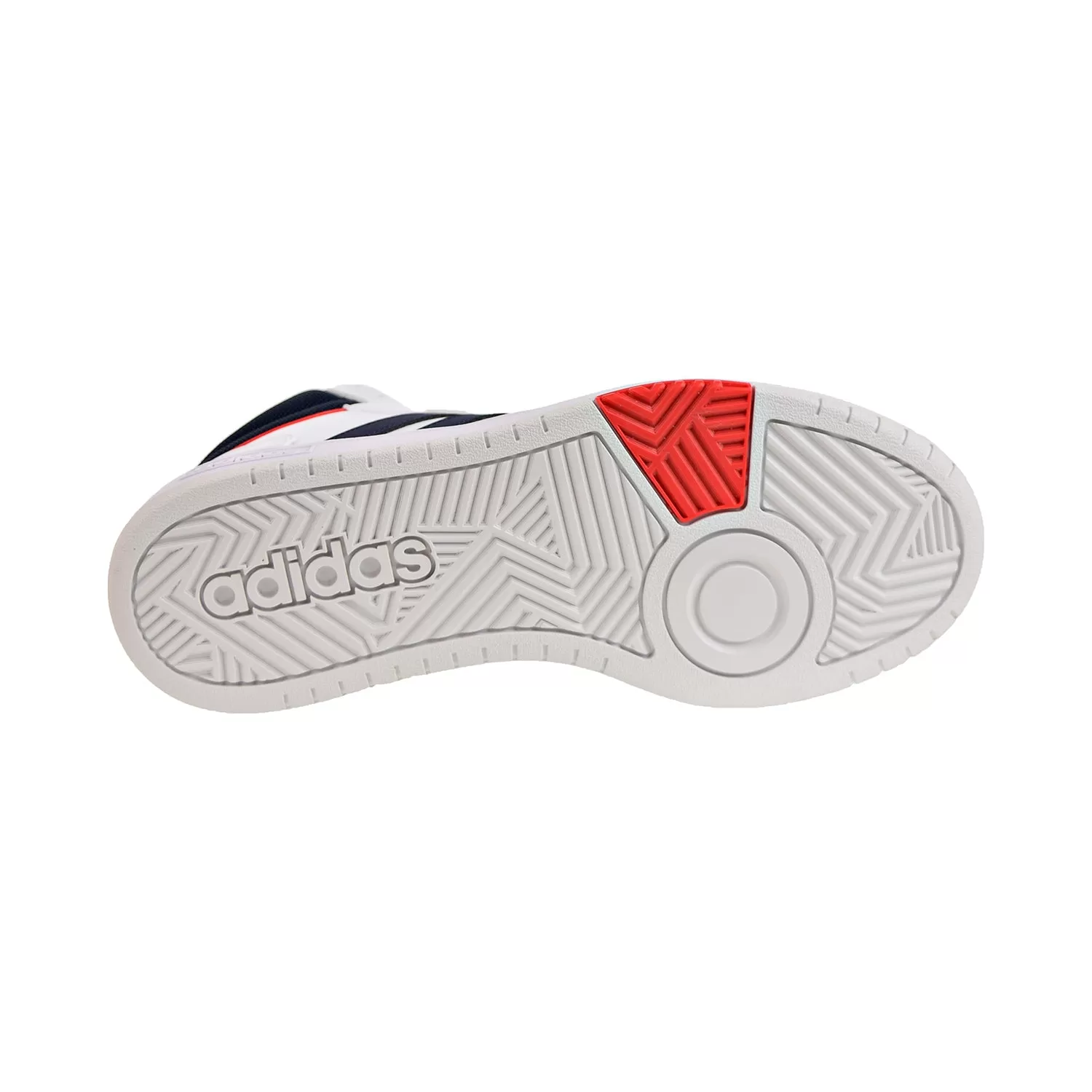 Adidas Hoops 3.0 Mid Classic Vintage Men's Shoes White-Navy-Red