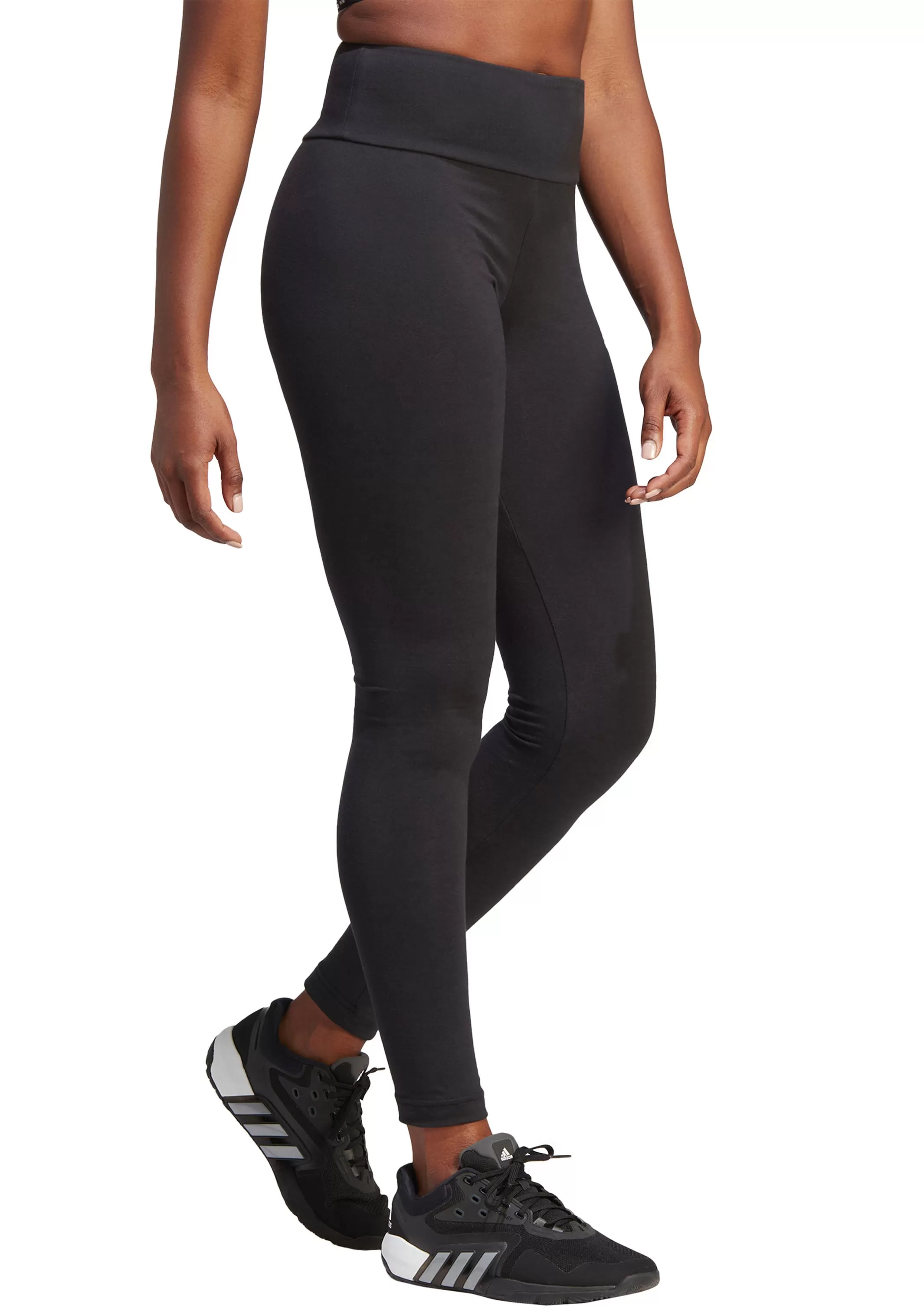 Adidas Womens Essential High-Waisted Logo Leggings <br> GL0633