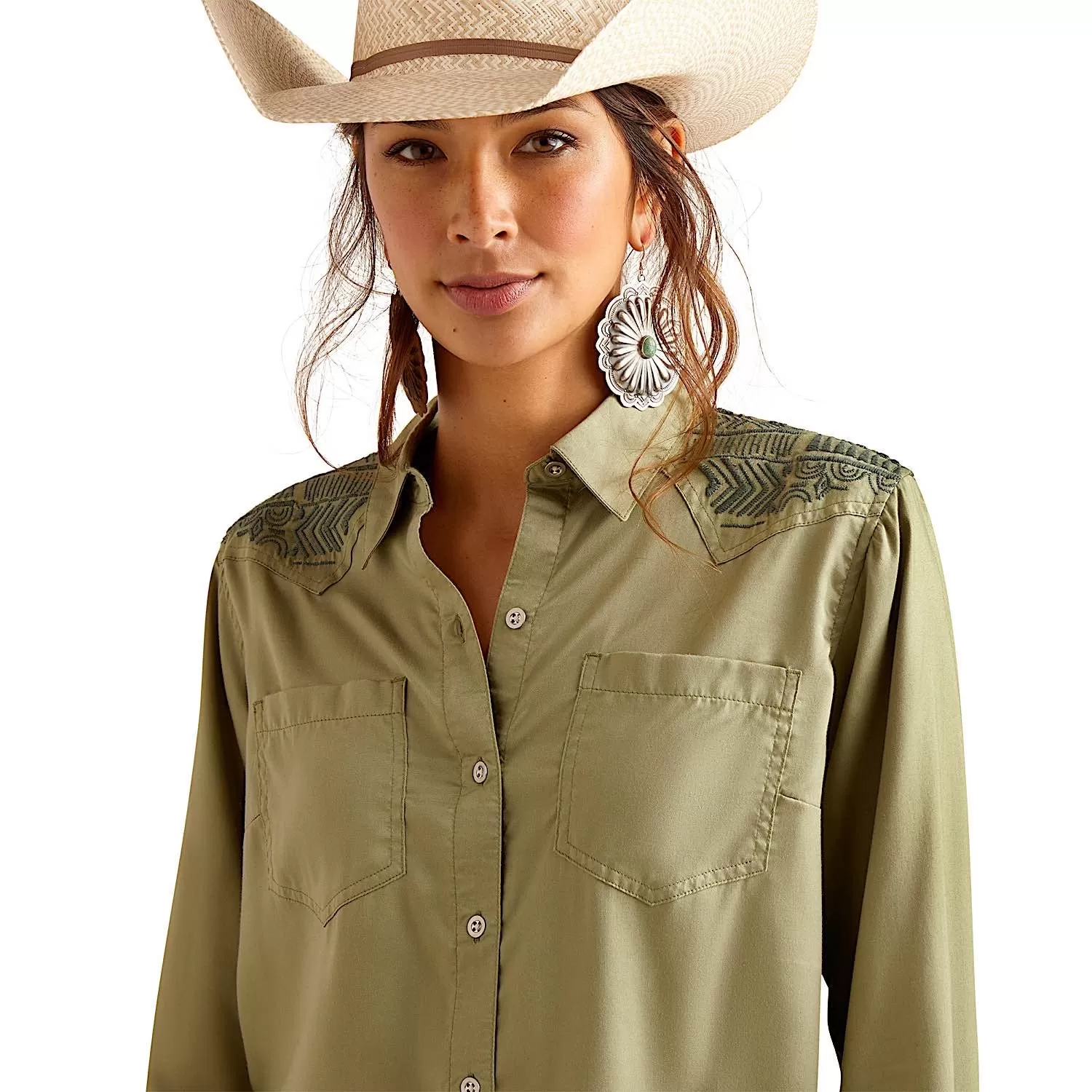 Ariat Women's Erika Shirt - Sage Green