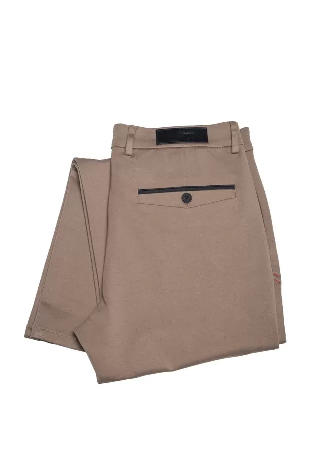 Au Noir Dressy Stretch Pant | Beretta Beige