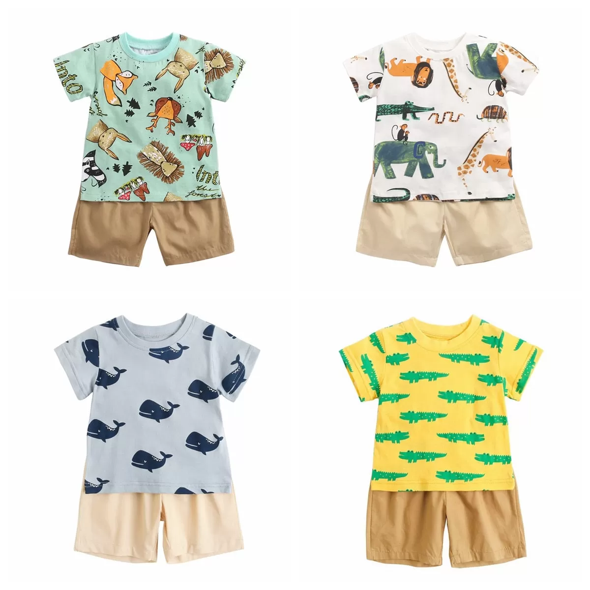 Baby Boys Cartoon Outfit Sets