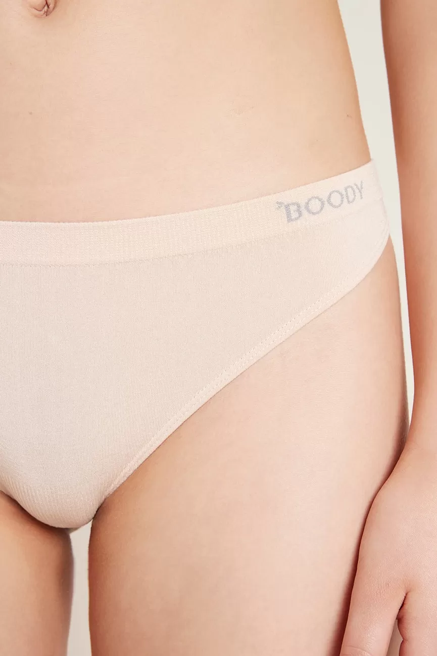 Bamboo G-String Briefs - Black, Blush, White