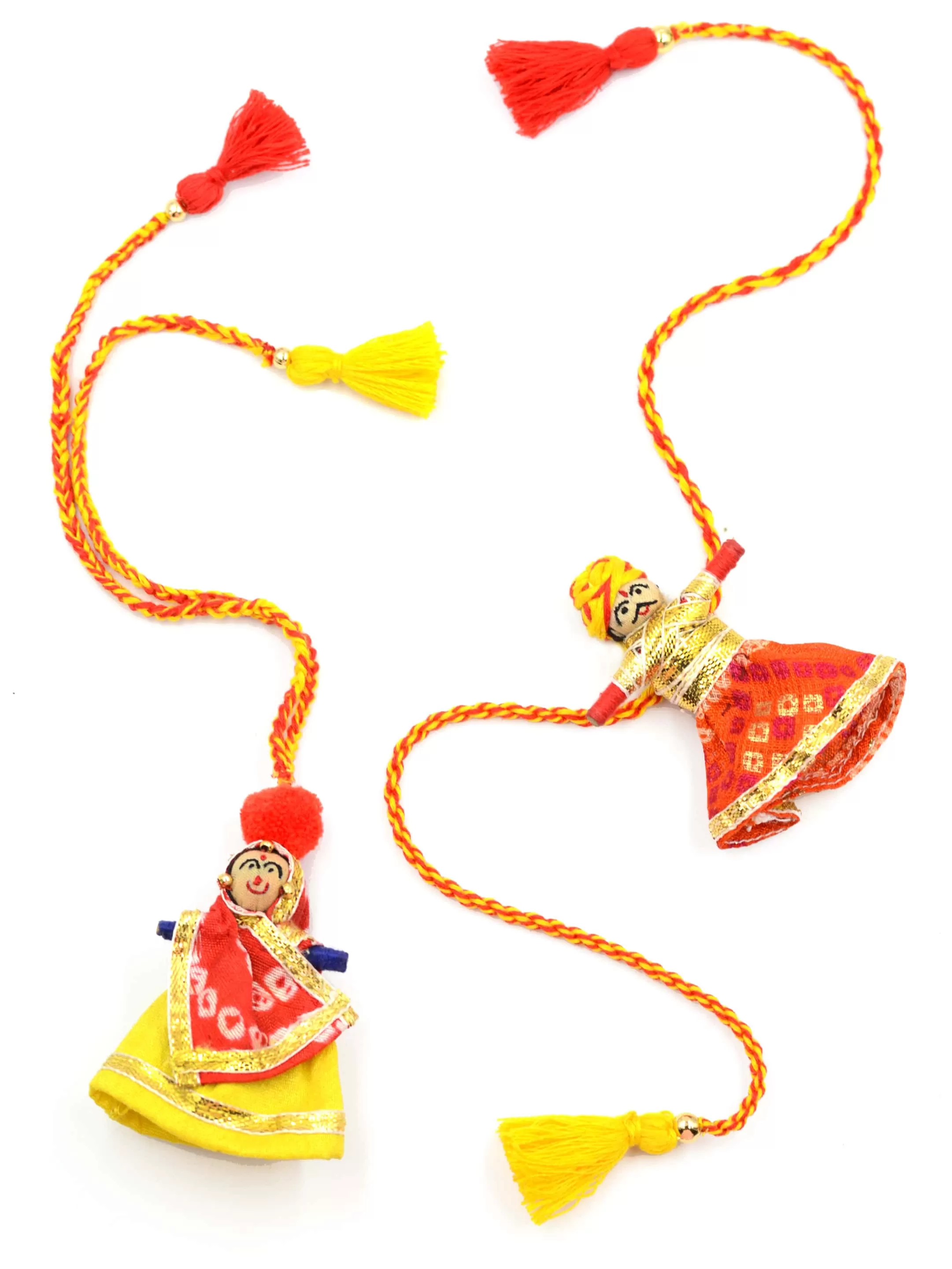 Banna-Banni Rakhi & Lumba Set (For Bhaiya & Bhabhi)