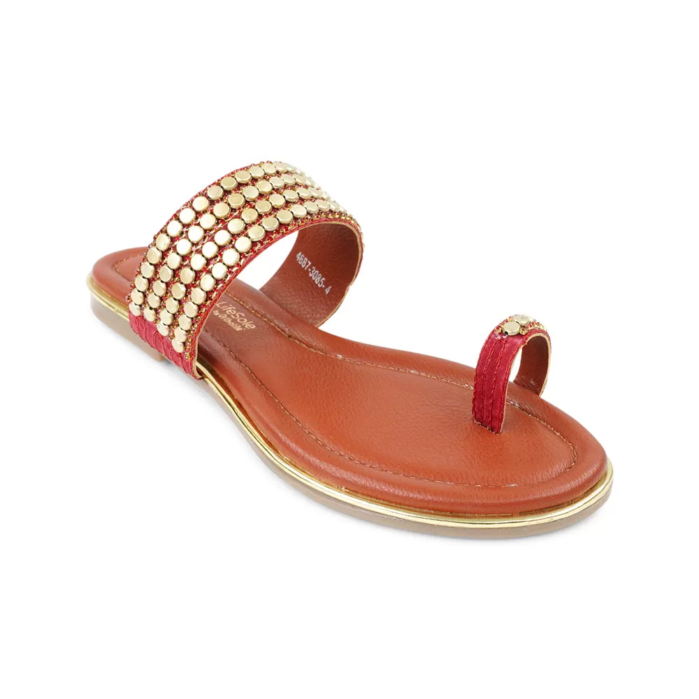 Bata RAY Ethnic Flat Toe-Ring Sandal for Women