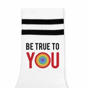 Be True to You Cotton Crew Socks