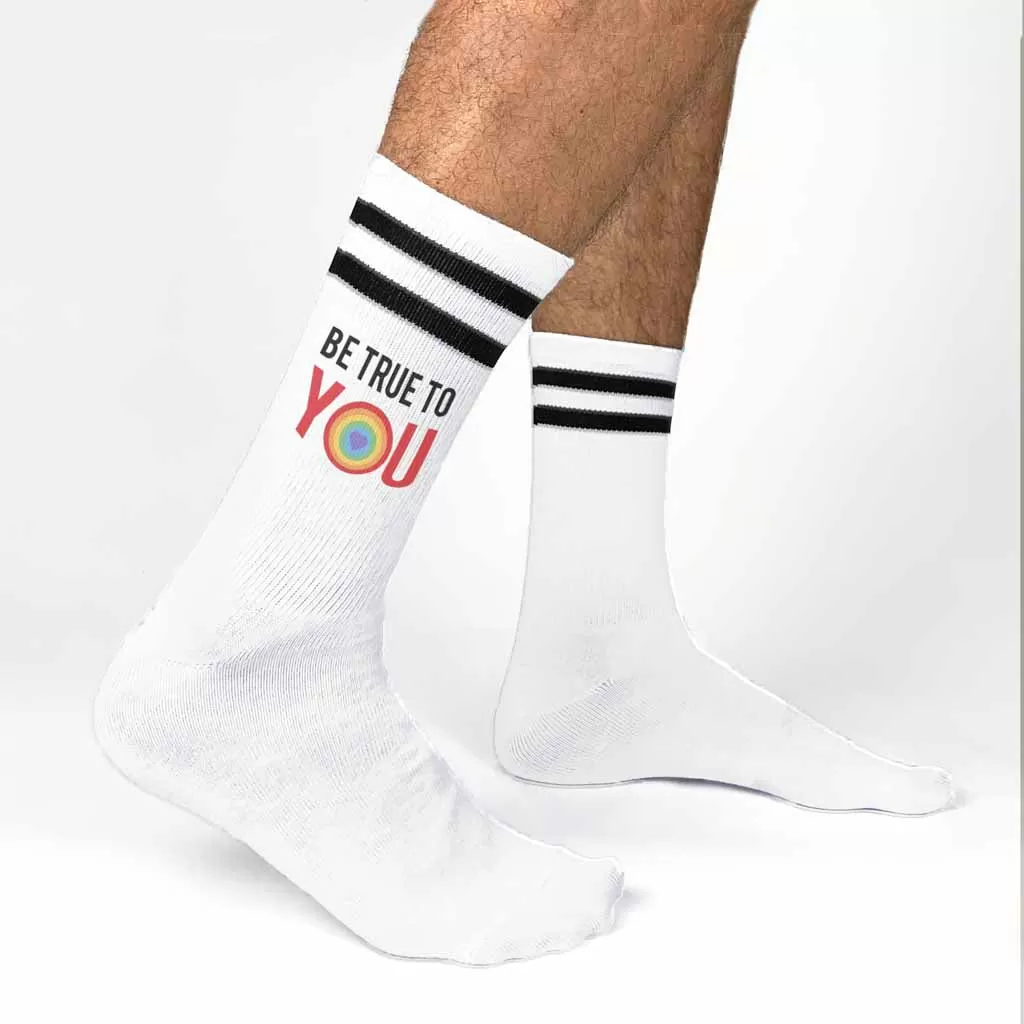 Be True to You Cotton Crew Socks