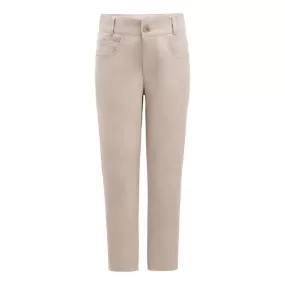 Beige Formal Pants