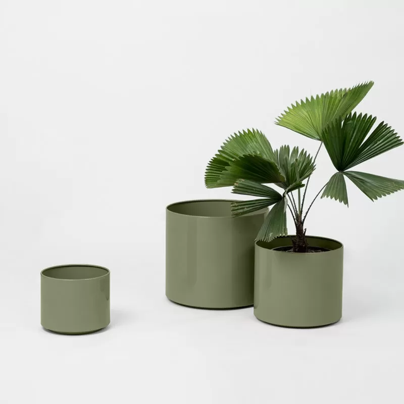 Benny Planter - Small Olive