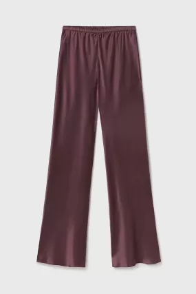 BIAS CUT PANTS-CACAO