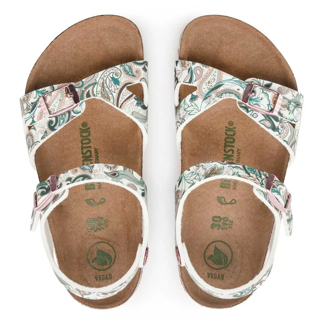 Birkenstock Girl's Rio Paisley Multi