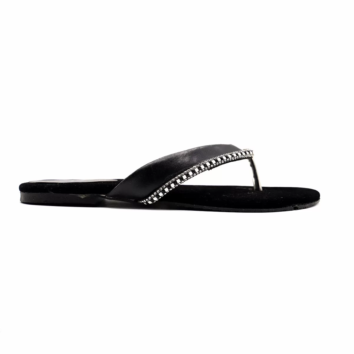 Black Casual Chappal 000359