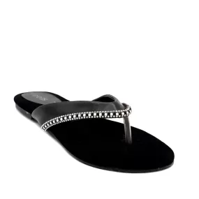 Black Casual Chappal 000359