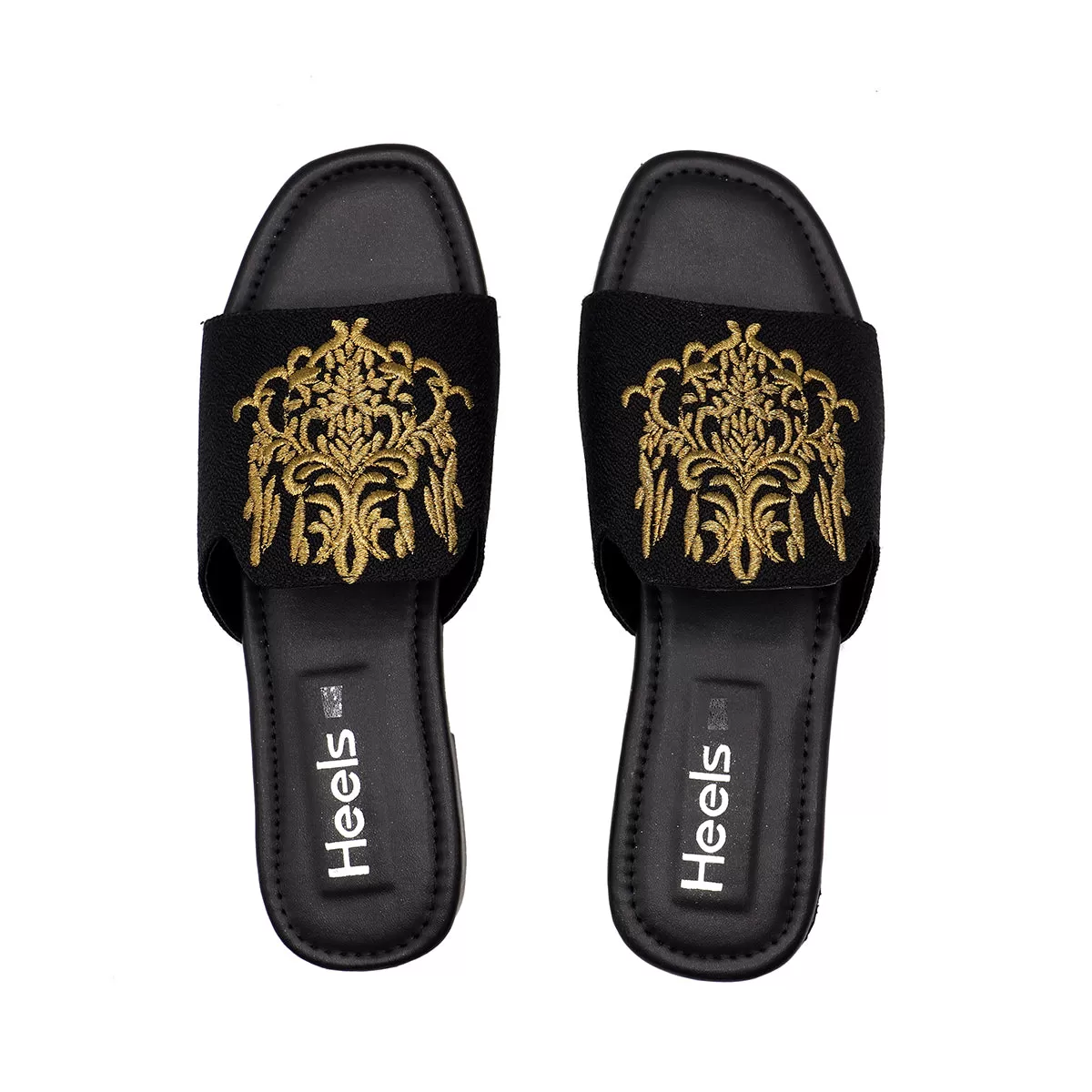 Black Casual Slipper 035306