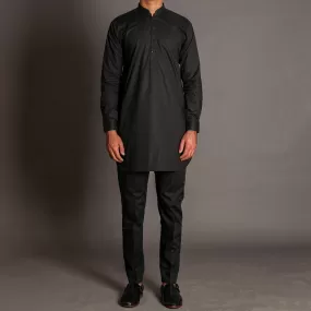 Black Short Kurta