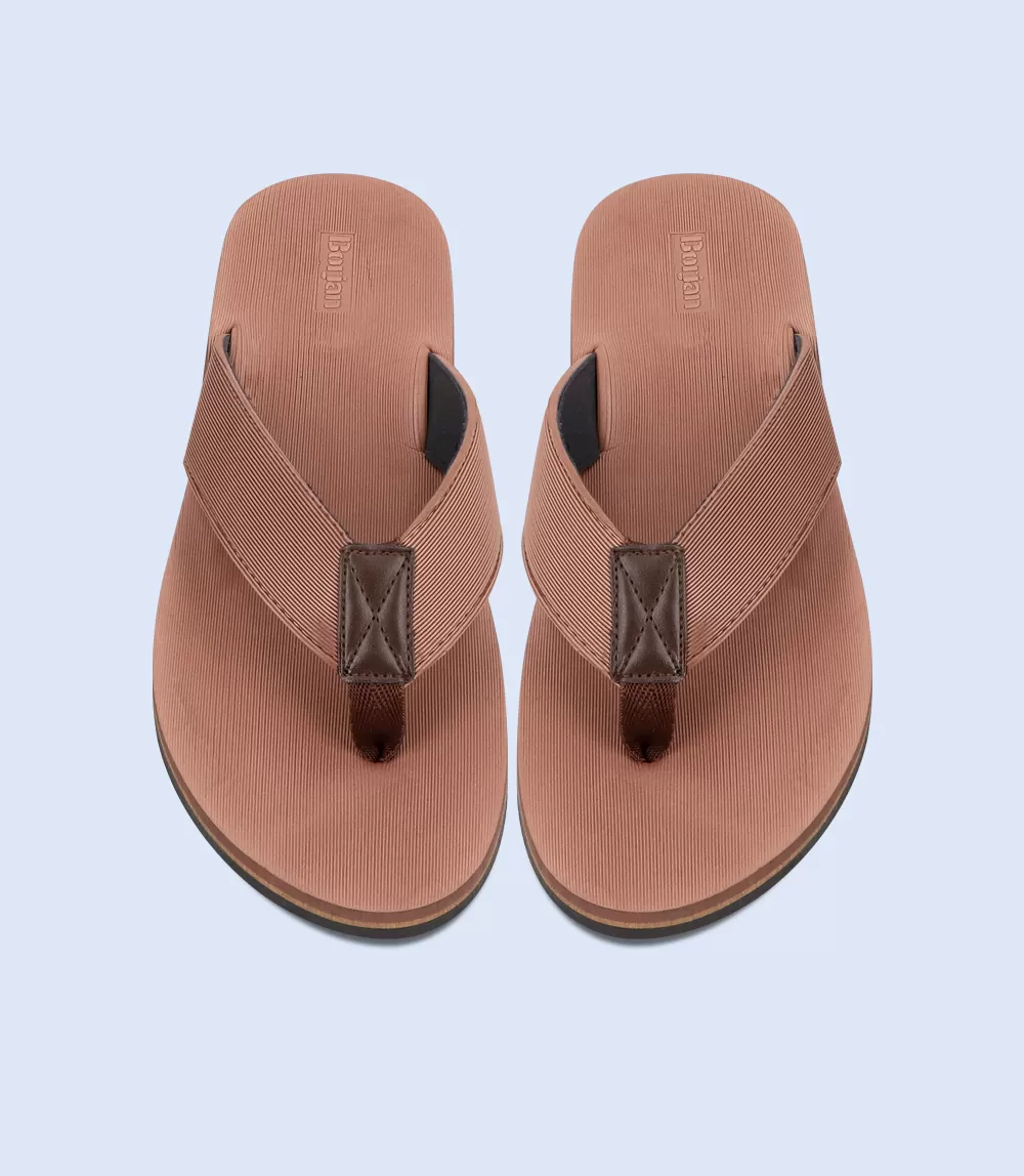 BM5567-BROWN-Men Flipflop