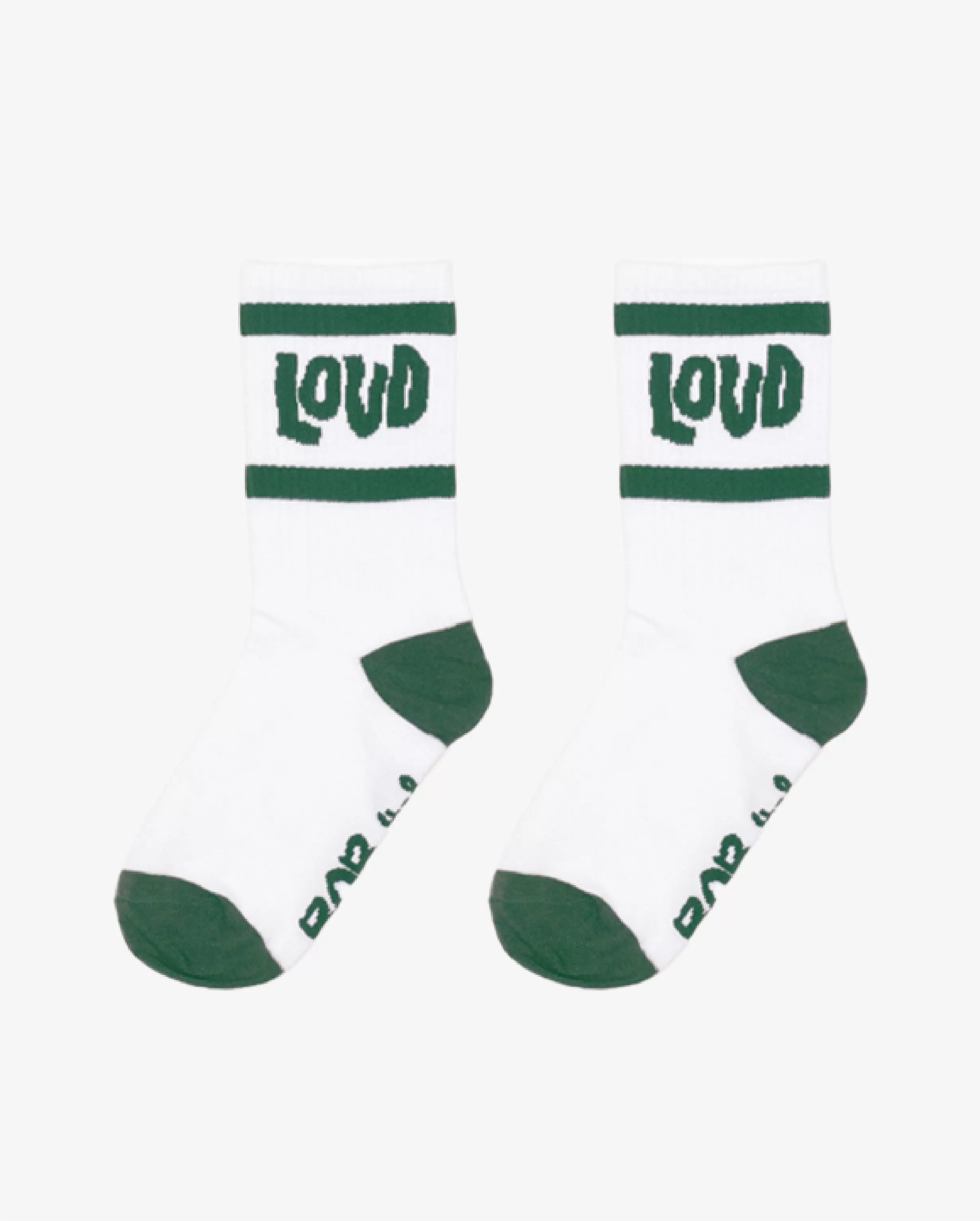 BOB Loud White Skate Socks