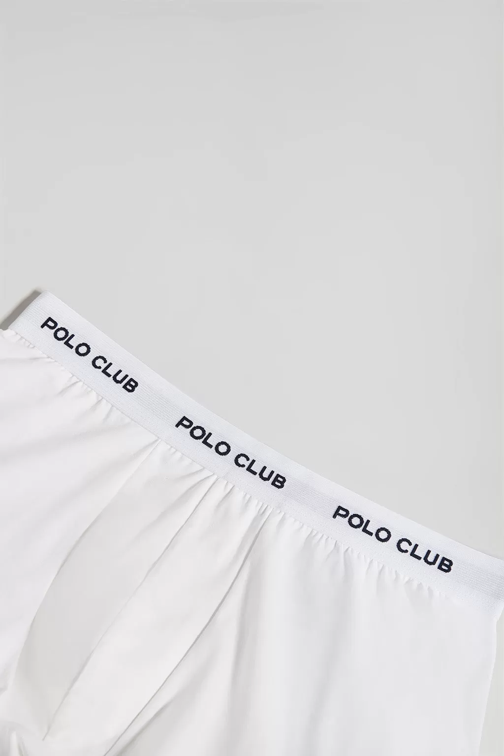 Boxer blanco con logotipo Polo Club