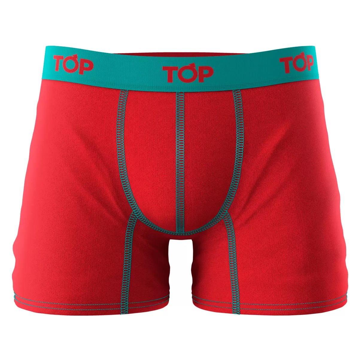 Boxer Medio Algodón Color Pack 4 PKC4