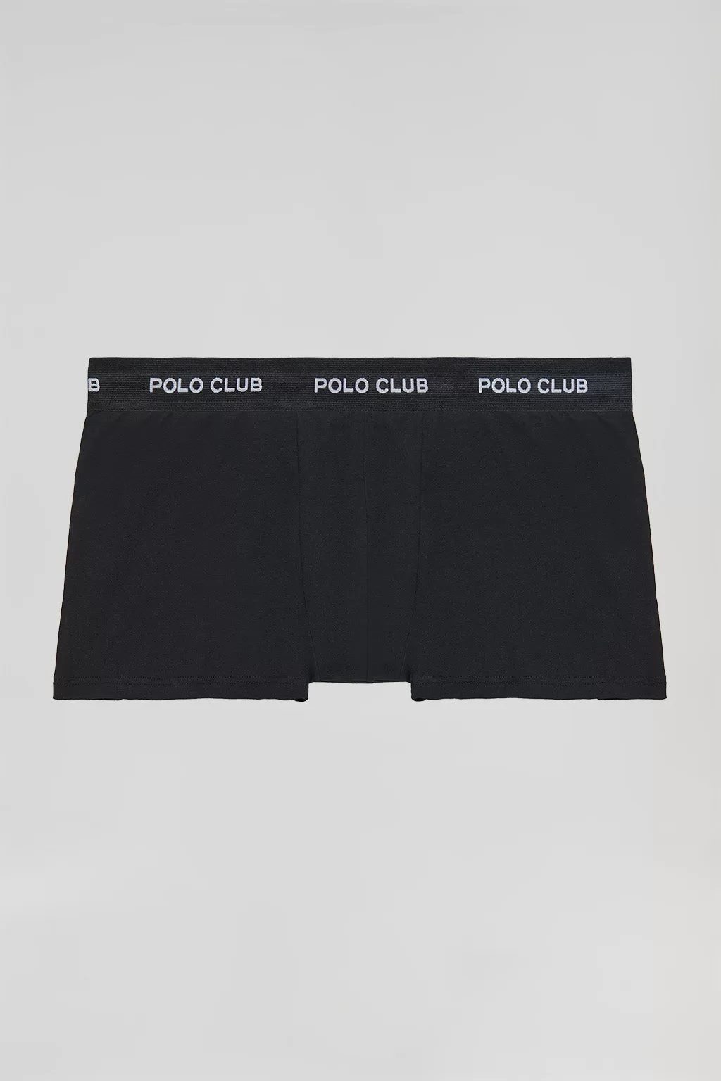 Boxer negro con logotipo Polo Club