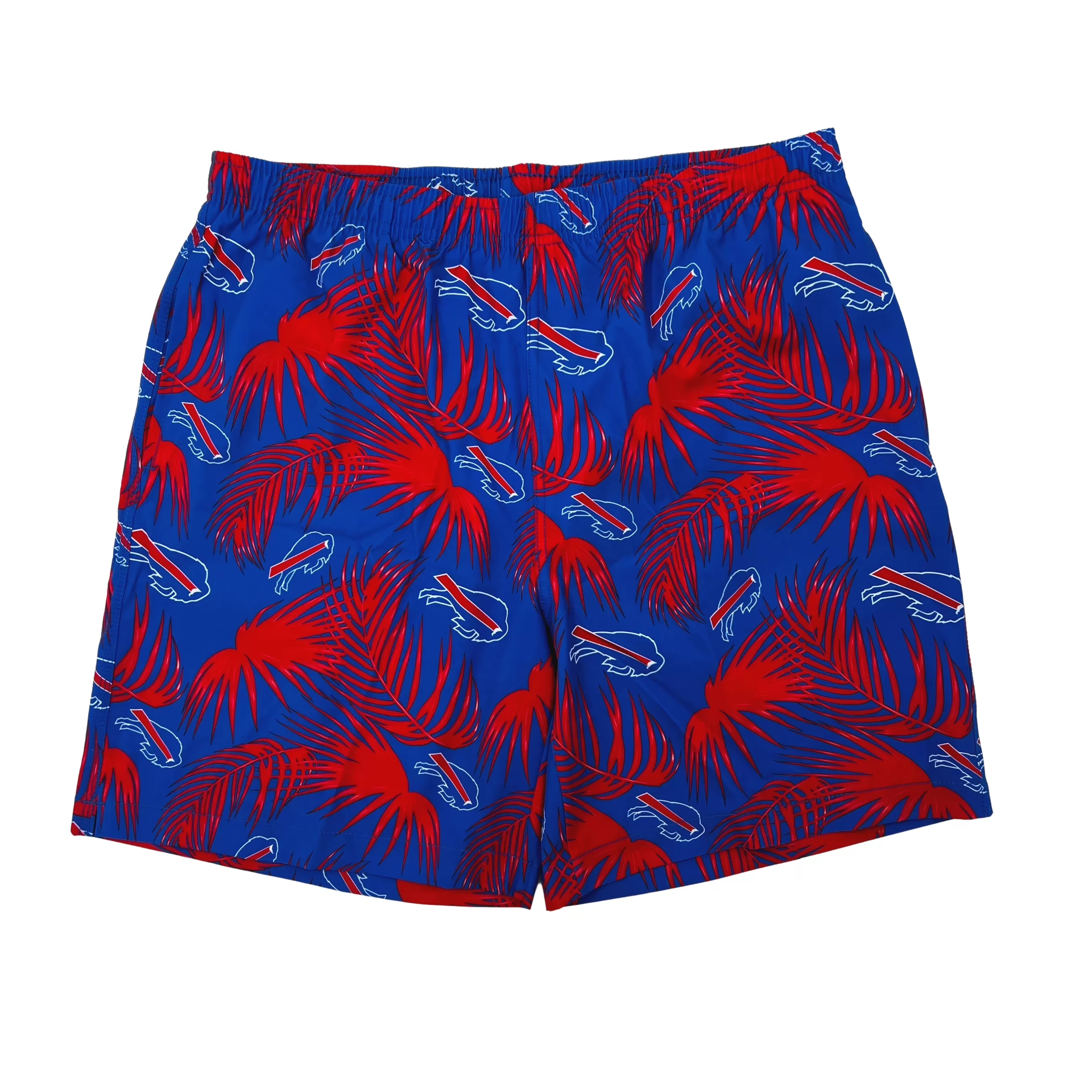 Buffalo Bills Royal & Red Floral Swim Trunks