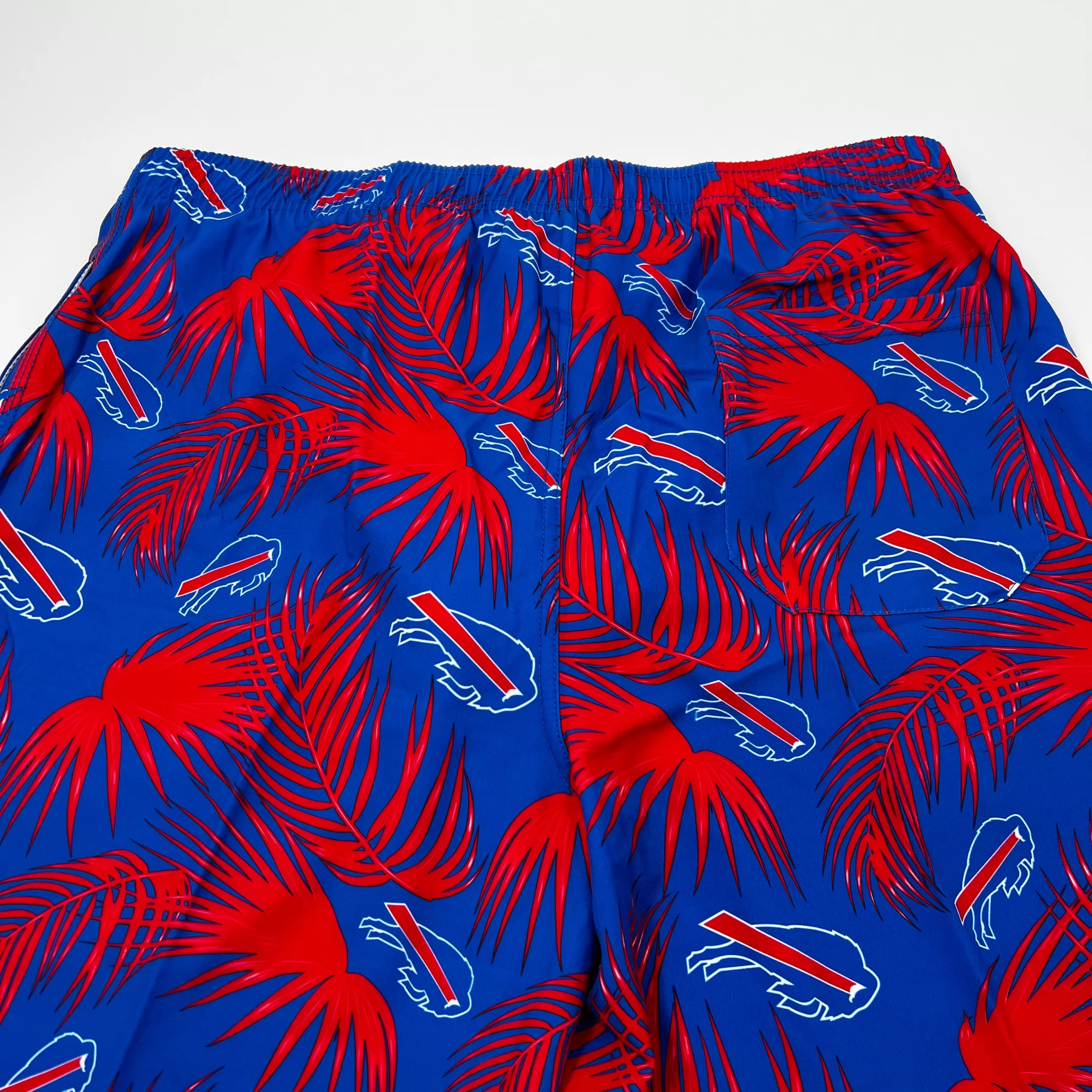 Buffalo Bills Royal & Red Floral Swim Trunks