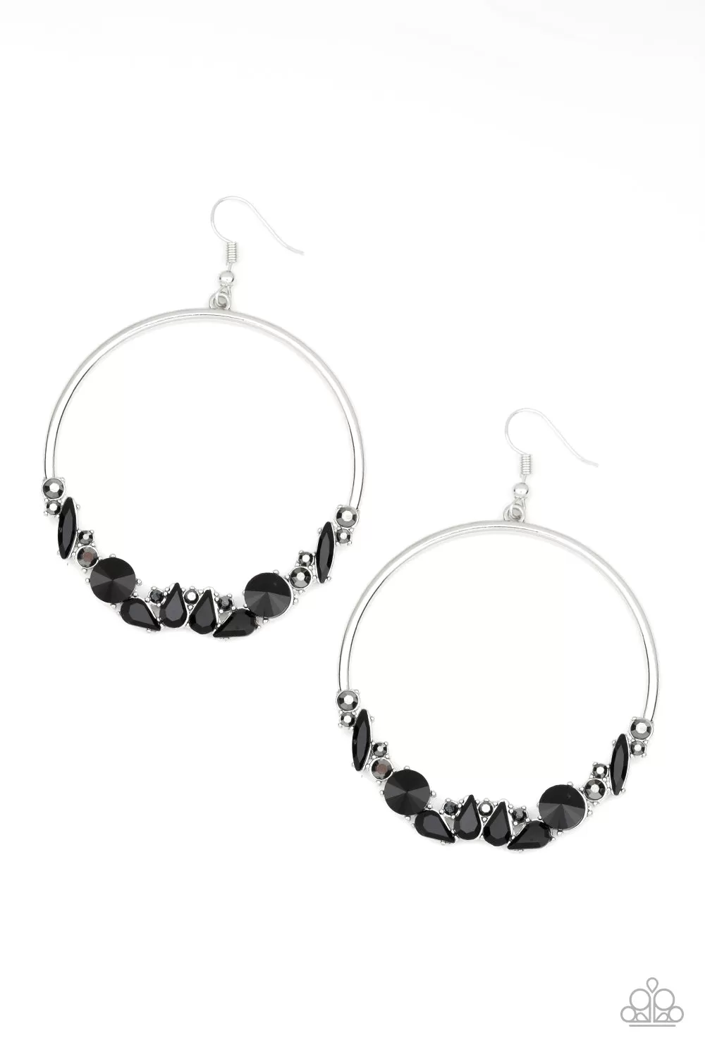 Business Casual Black-Earrings