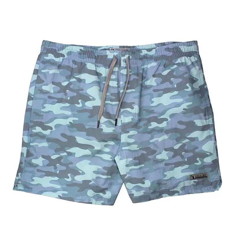 Camo 6 Inch Swim Trunks