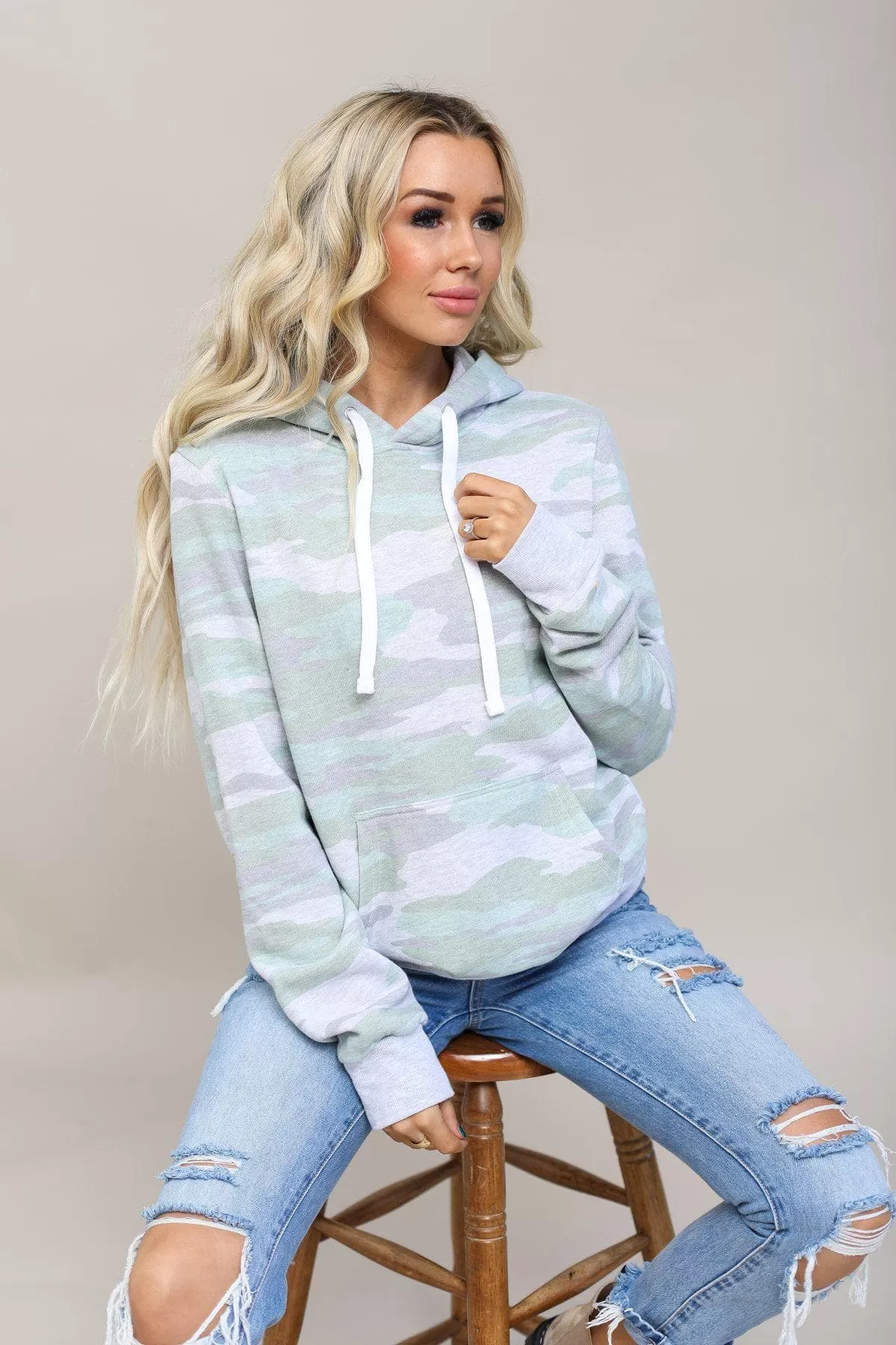 Camo Pullover Hoodie