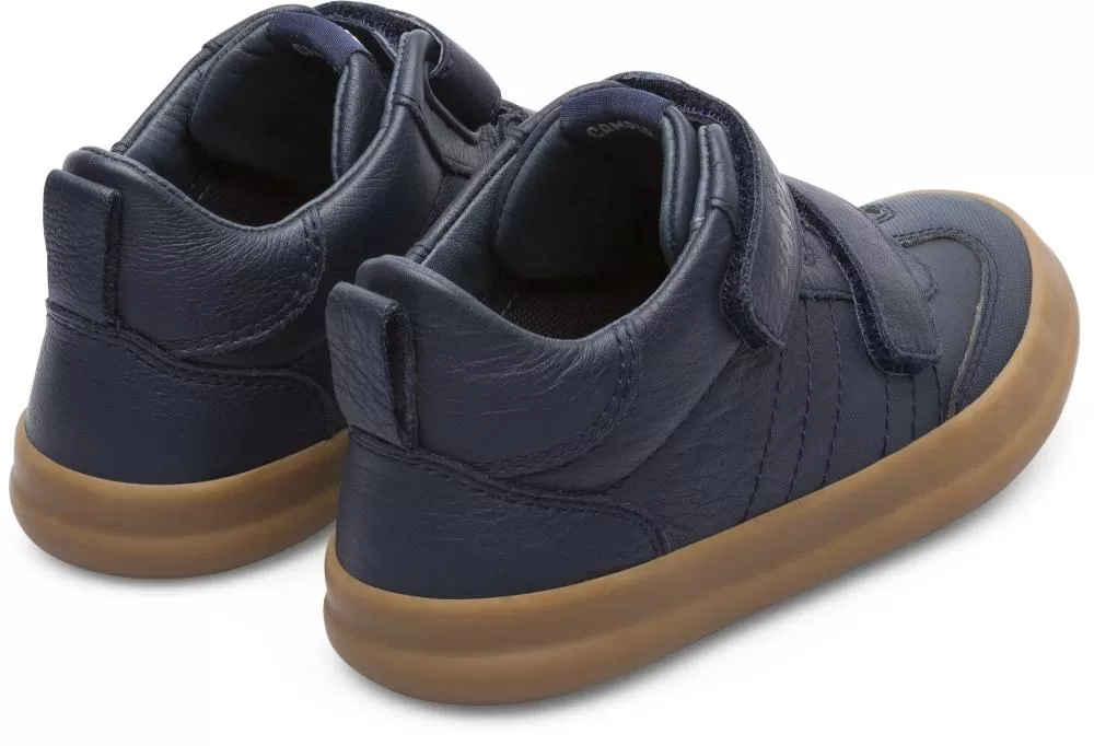 Camper Boy's Pursuit Mid Navy Leather (Sizes 28-34)