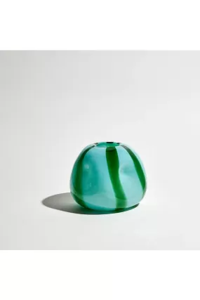 CANDY VASE SMALL EMERALD & SKY