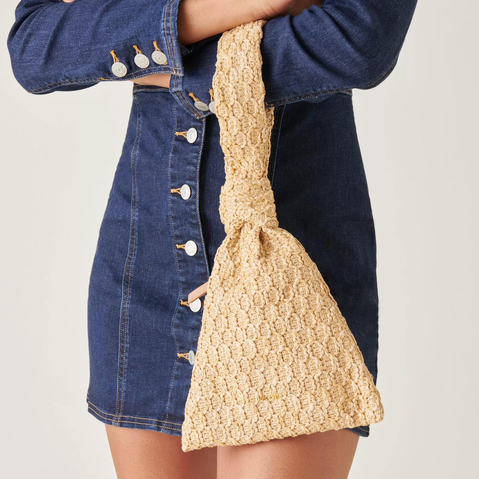 CAREY HANDBAG NATURAL RAFFIA