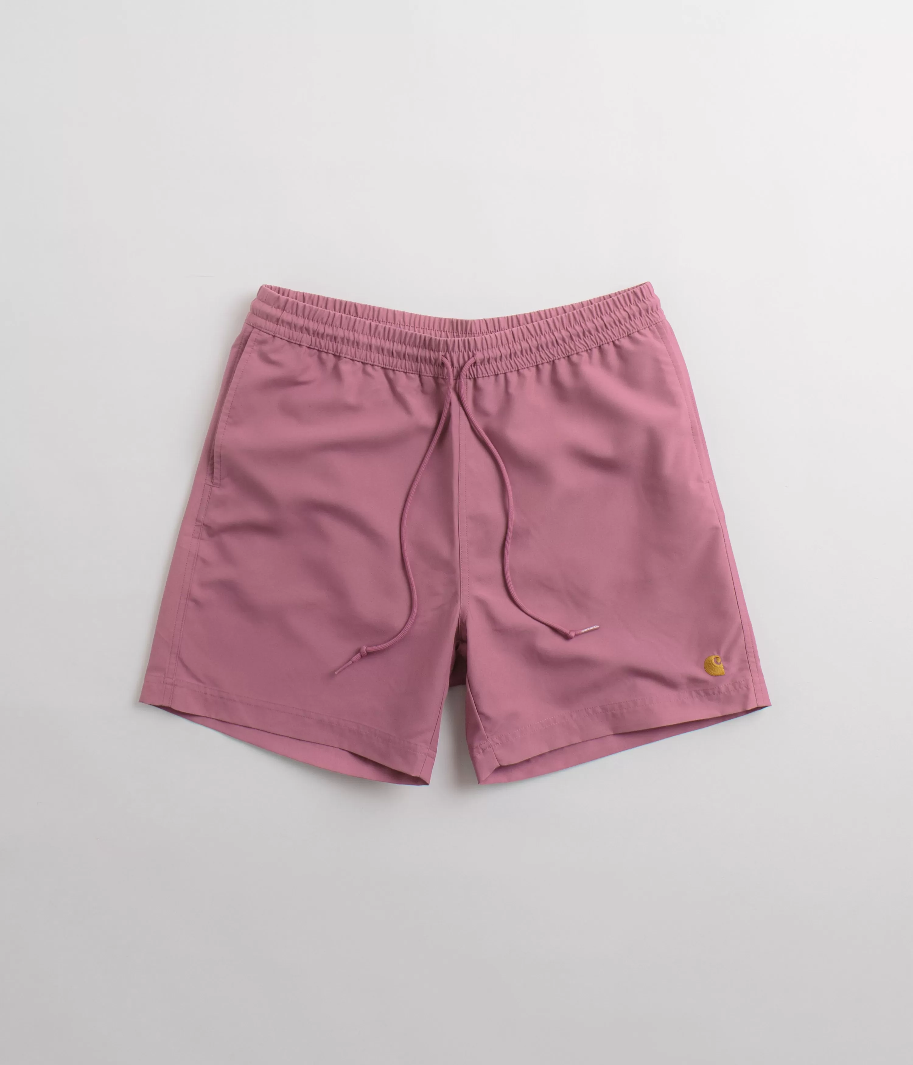 Carhartt Chase Swim Trunks - Magenta / Gold