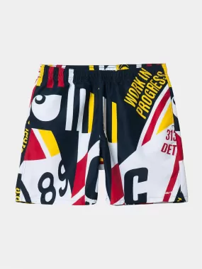 Carhartt Island Swim Trunks - Marina Print / Arcade