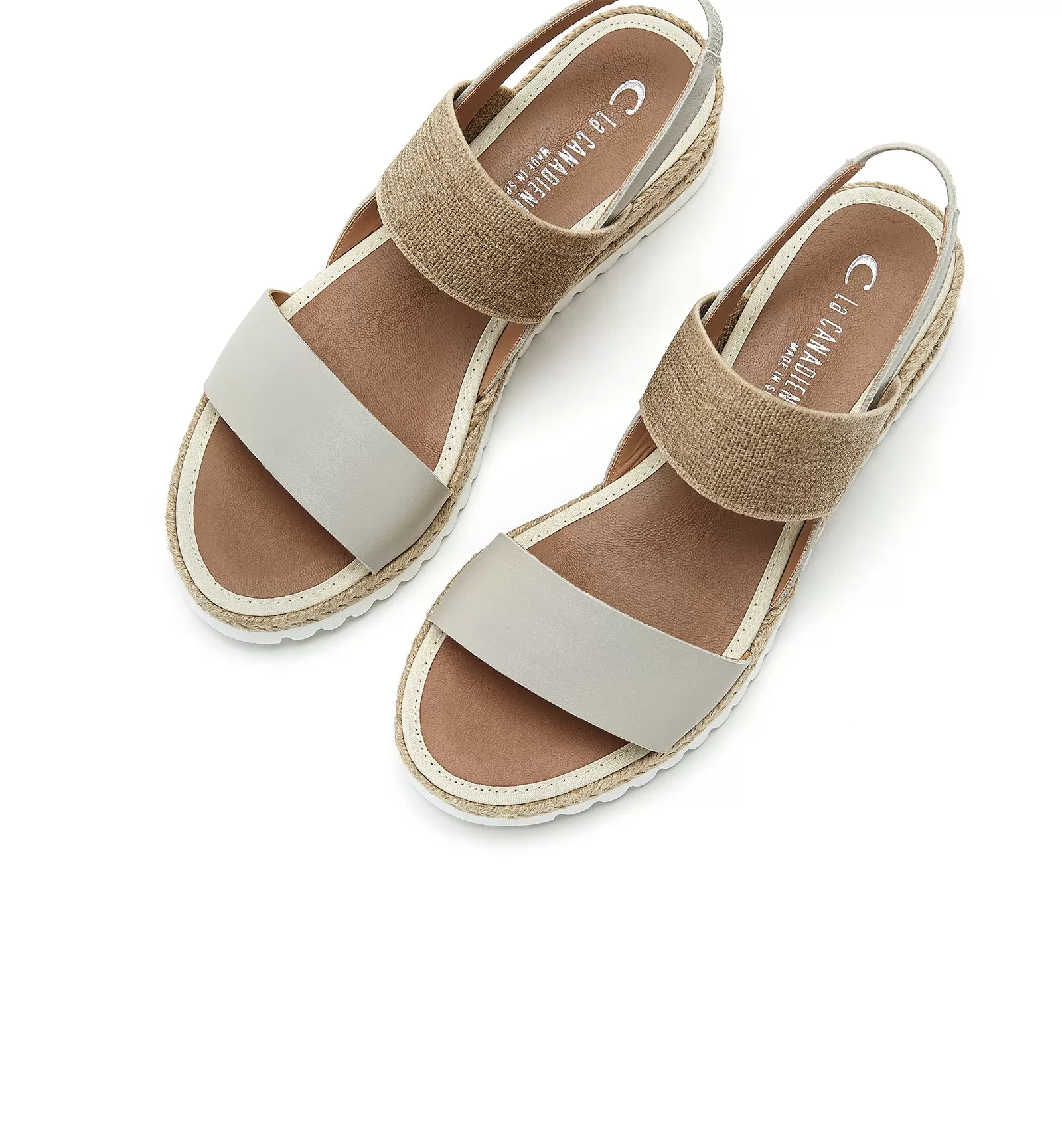 CASABLANCA SANDAL (WHITE) - LA CANADIENNE