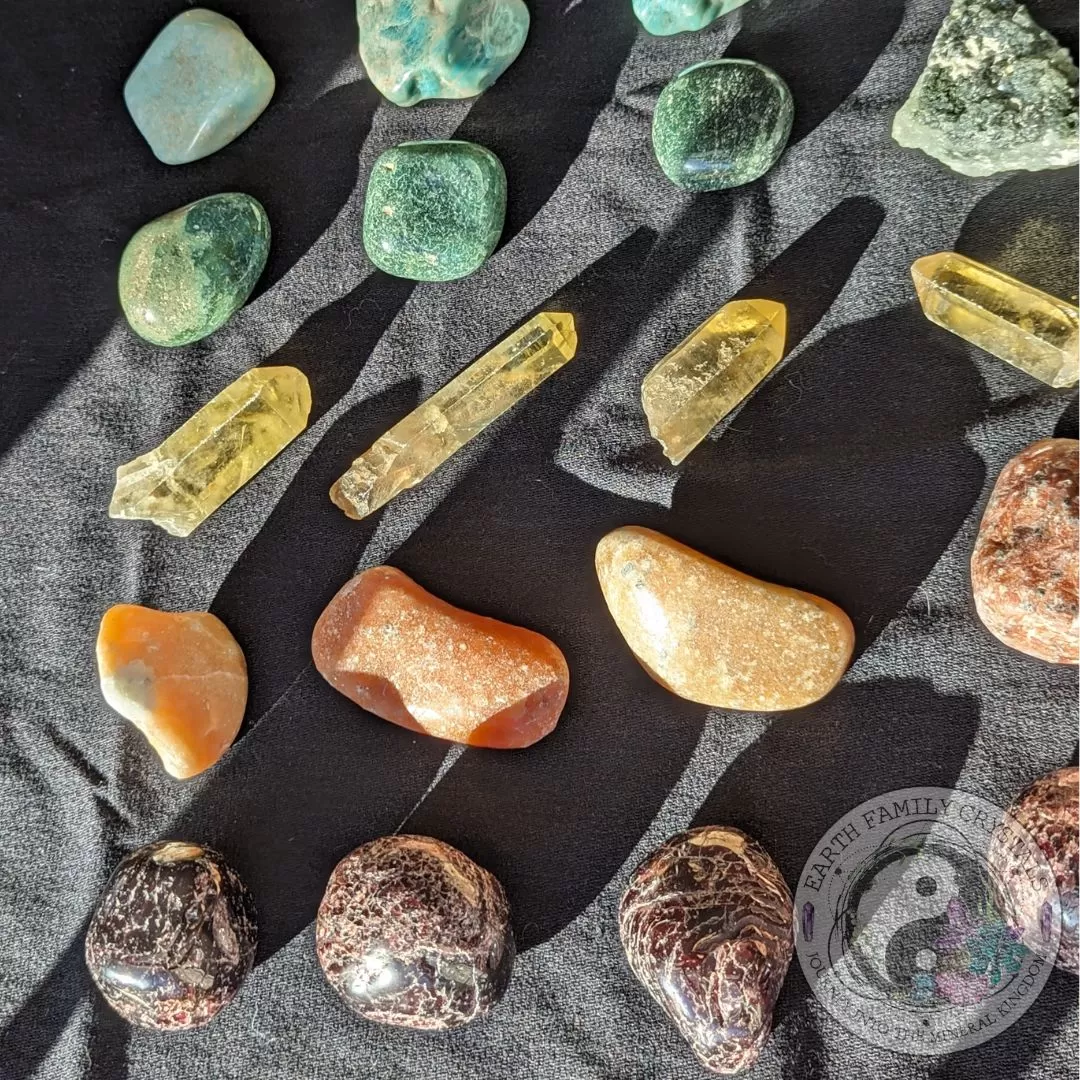 Chakra Sets ~ Raw and Tumbled Chakra Stone Sets