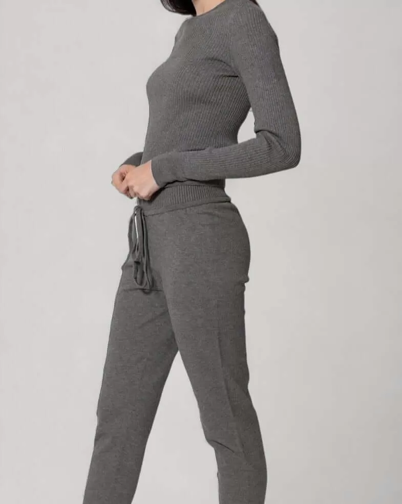 CHARLOTTE | High-Waisted Drawstring Sweatpants