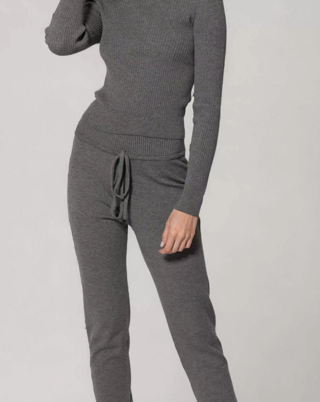 CHARLOTTE | High-Waisted Drawstring Sweatpants