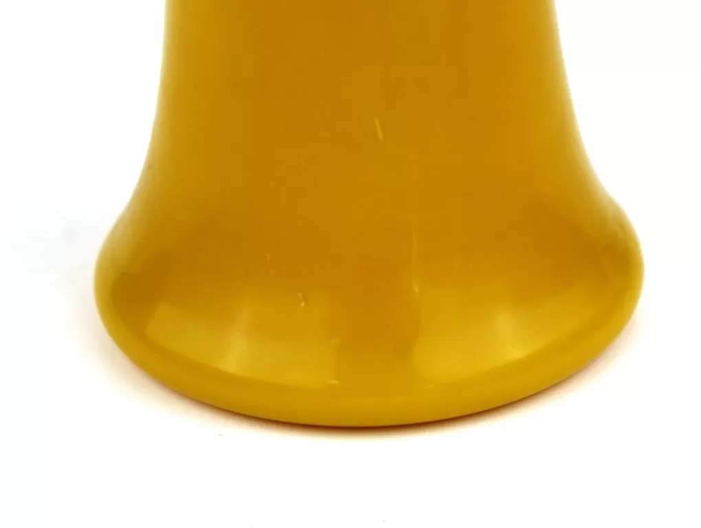 Chinese Peking Imperial Yellow Glass Vase