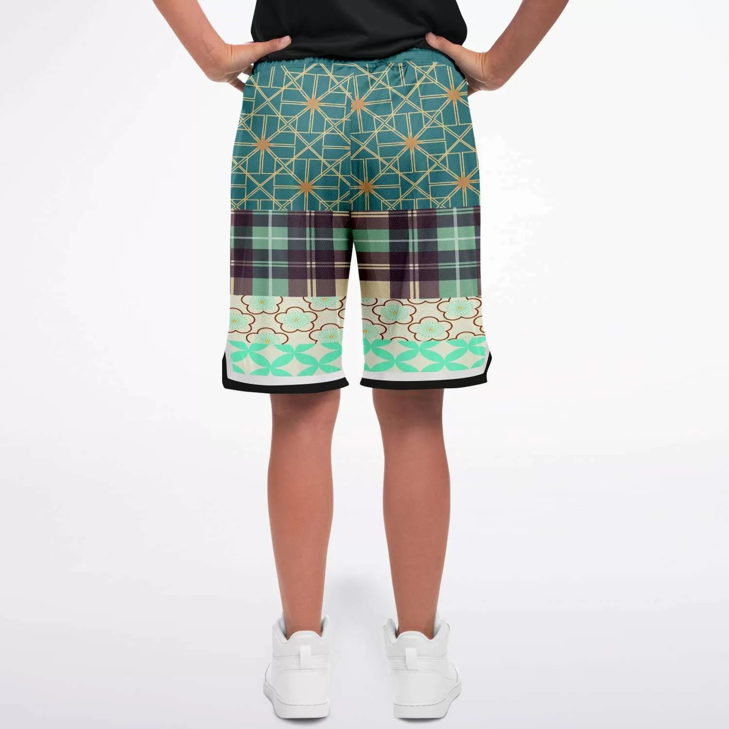 Circle Time Unisex Basketball Shorts