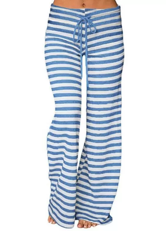 Comfortable Striped Women Pants