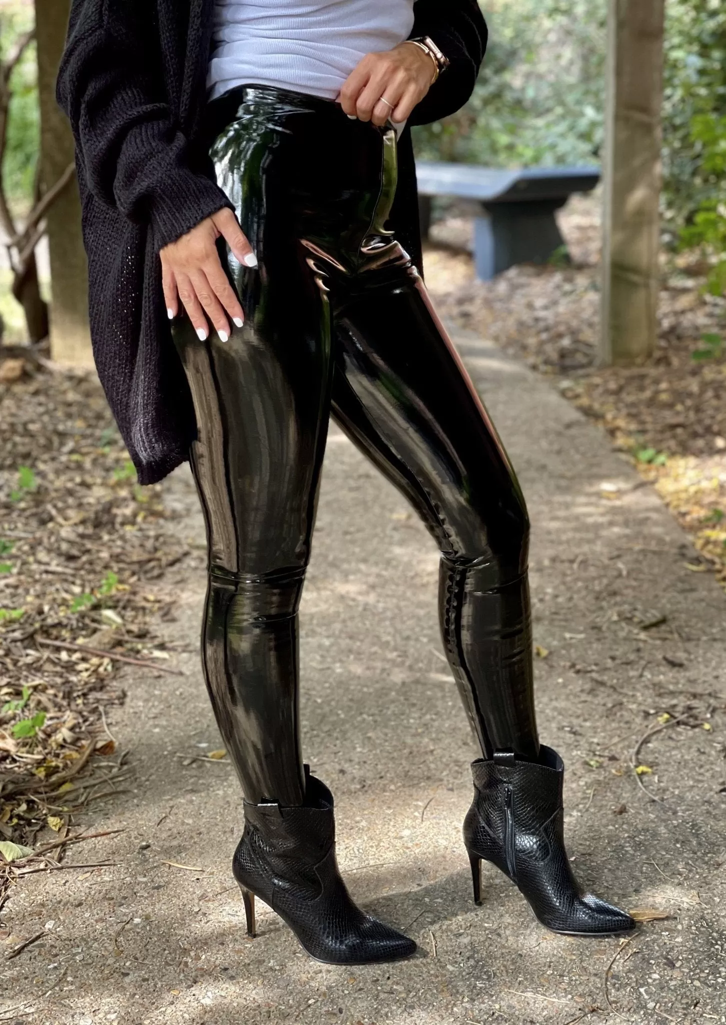 Commando Faux Patent Leather Legging