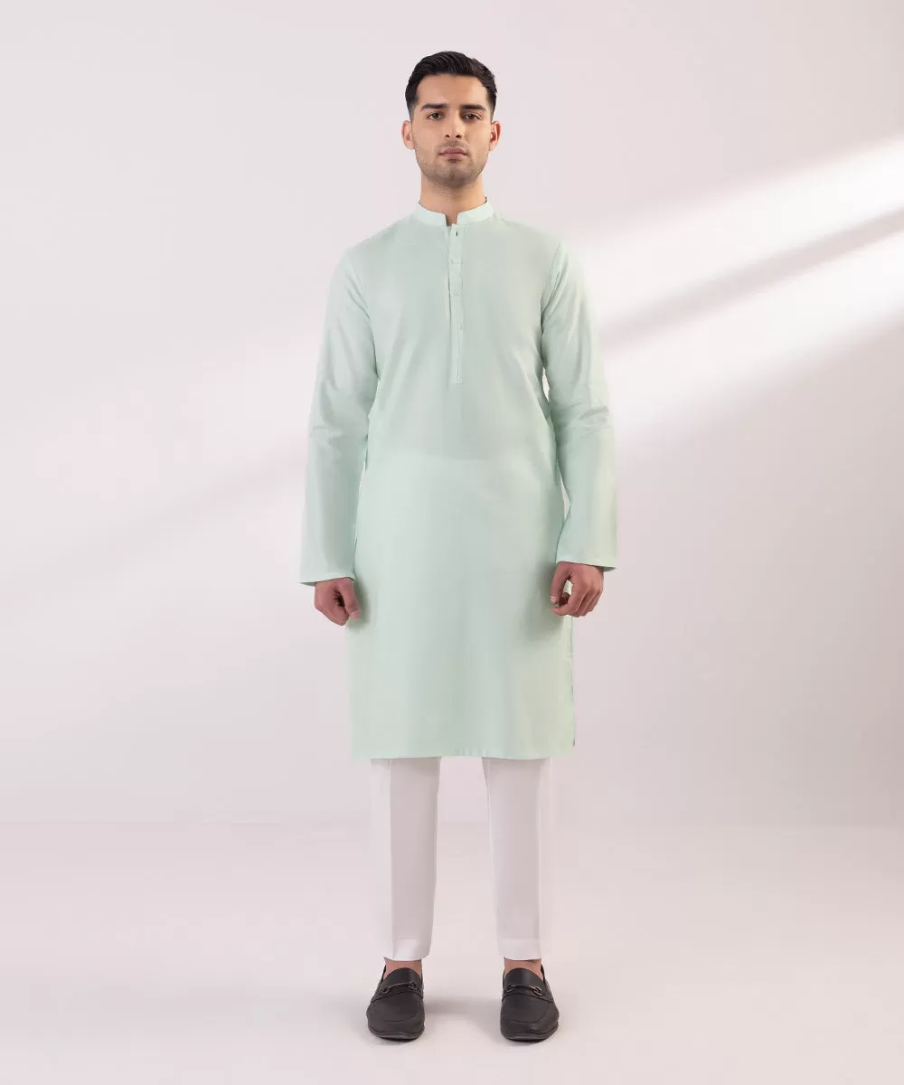 Cotton Jacquard Kurta