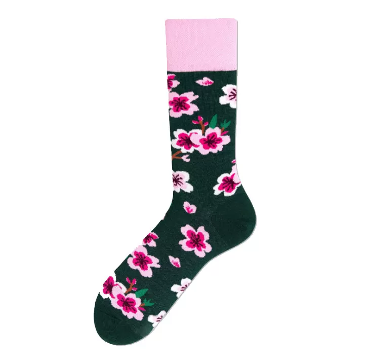 Crew Socks | Mismatched Socks - Cherry